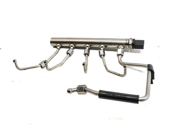 Thumbnail 2: 2016 BMW 428I CONVERTIBLE (F33) 2.0L (N26) ENGINE FUEL INJECTOR RAIL w/ LINES