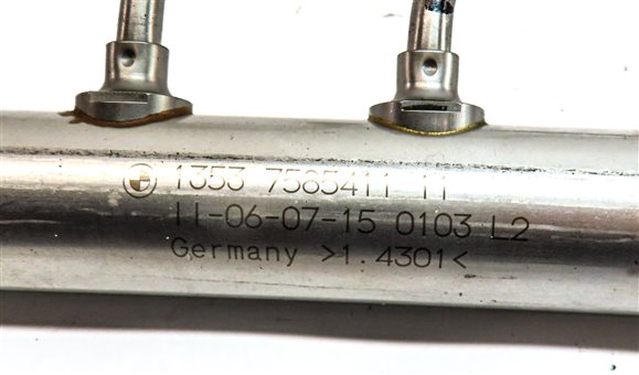 Thumbnail 6: 2016 BMW 428I CONVERTIBLE (F33) 2.0L (N26) ENGINE FUEL INJECTOR RAIL w/ LINES