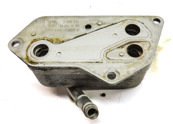 Thumbnail 4: 2015 BMW 535i (F10) 3.0T 3.0L N55 TURBO ENGINE MOTOR OIL COOLER FILTER HOUSING