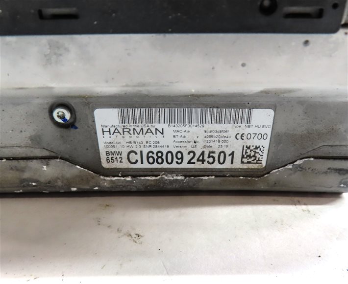 Thumbnail 7: 14-17 BMW 2 3 4 M2 M3 M4 F22 F30 F32 FRONT RADIO NAVIGATION CD PLAYER HEAD UNIT