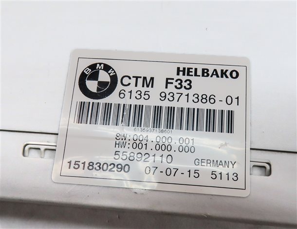Thumbnail 5: 14-20 BMW 428i 430i 435i 440i M4 F32 F82 CONVERTIBLE TOP CONTROL MODULE