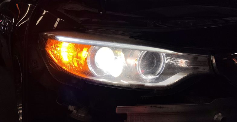 Thumbnail 2: 14-17 BMW 4-SERIES M3 (F30 F32) RIGHT XENON HID ADAPTIVE HEADLIGHT LIGHT LAMP