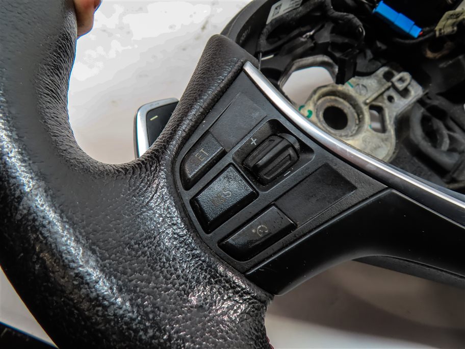 Thumbnail 8: 13-18 BMW 3 4 SERIES F30 F31 F32 F33 F34 3-SPOKE SPORT STEREING WHEEL w/ PADDLES