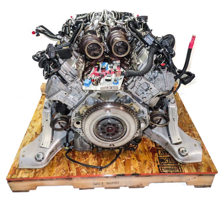 Thumbnail 10: 12-16 BMW M5 M6 ///M (F06 F10 F12) 4.4L S63T TWIN TURBO ENGINE ASSEMBLY (75k)