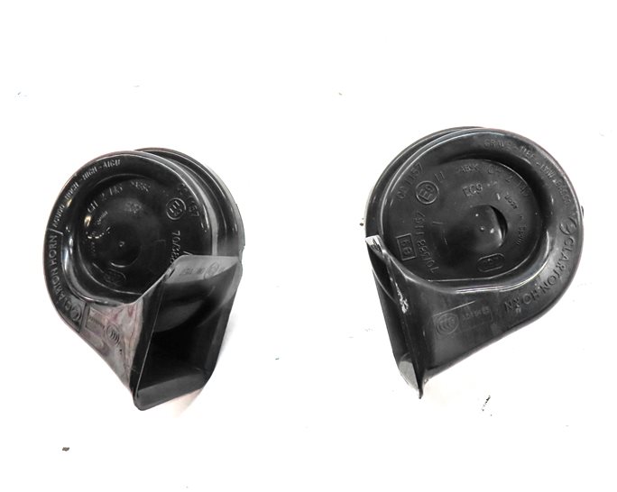 Thumbnail 2: 2009-2017 BMW 6 7 SERIES (F01 F06) HIGH & LOW TONE SAFETY HORN SET 2
