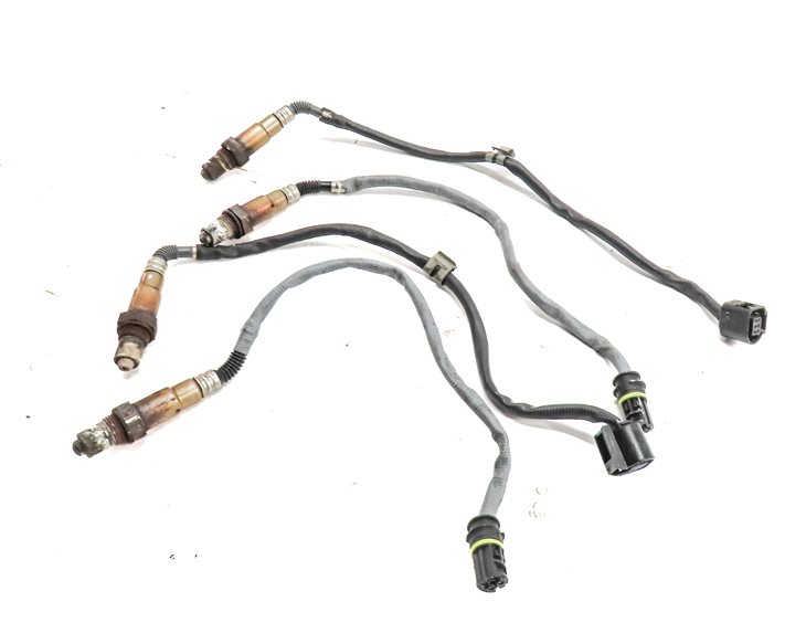 2013 BMW M6 (F13) 4.4L (S63) ENGINE OXYGEN O2 LAMBDA PROBE WIRE SENSOR SET/4