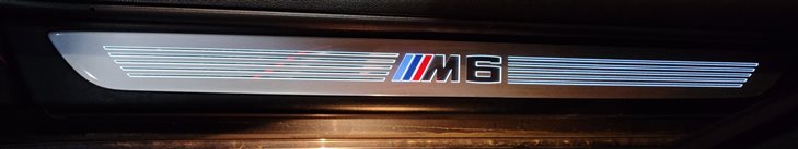 Thumbnail 2: 2013 BMW M6 (F13) COUPE FRONT LEFT & RIGHT M SPORT DOOR SILL SCUFF PLATE SET/2