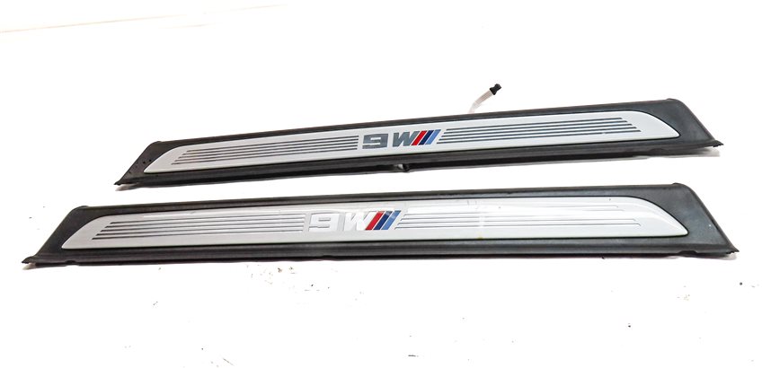 Thumbnail 4: 2013 BMW M6 (F13) COUPE FRONT LEFT & RIGHT M SPORT DOOR SILL SCUFF PLATE SET/2