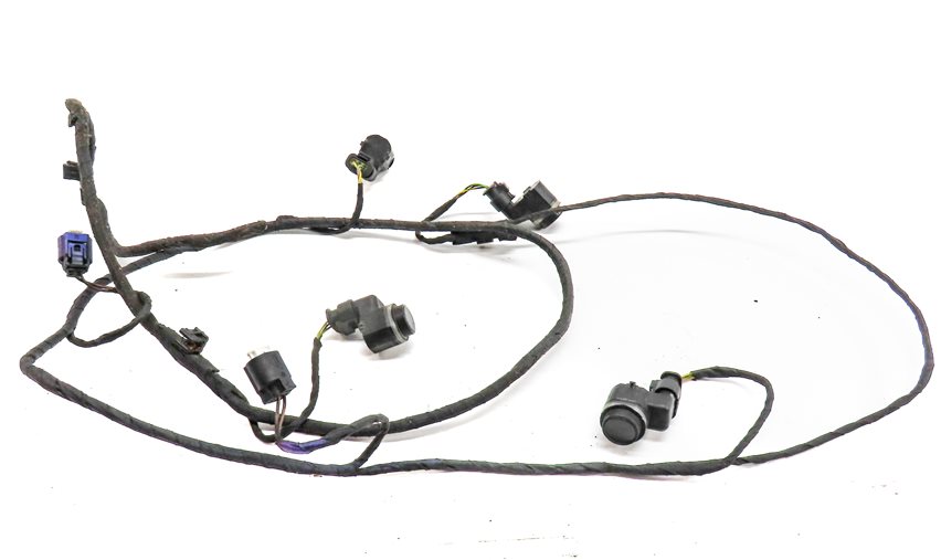 Thumbnail 3: 2013 BMW M6 (F13) REAR PARK ASSIST PDC DISTANCE CONTROL WIRE SENSOR SET/4 (Gray)