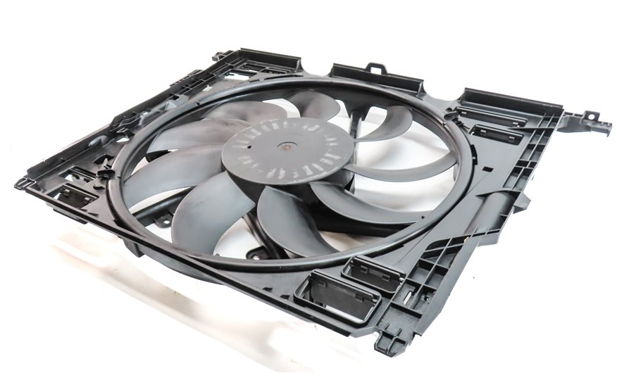 12-19 BMW M5 M6 (F06 F10 F12 F13) 4.4L S63 1000w RADIATOR COOLING FAN w/ SHROUD