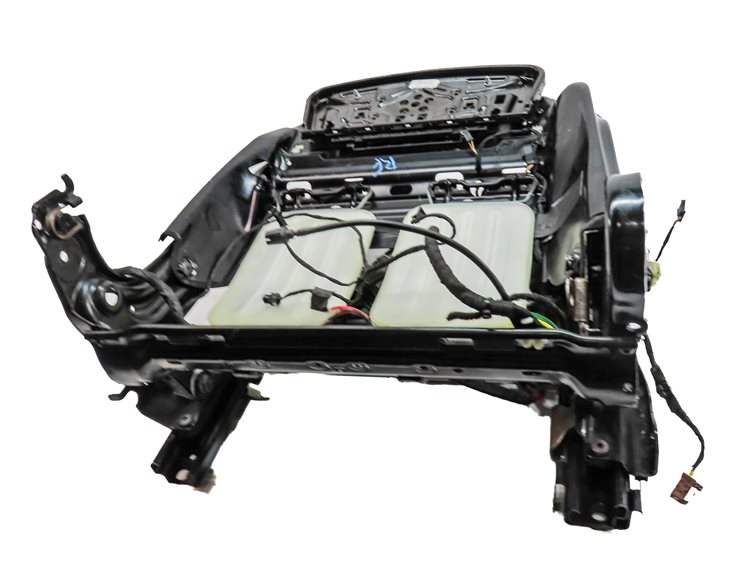 Thumbnail 5: 12-14 BMW 640i 650i M6 F06 F12 COUPE RIGHT PASSENGER 10 WAY SEAT TRACK w/MOTORS