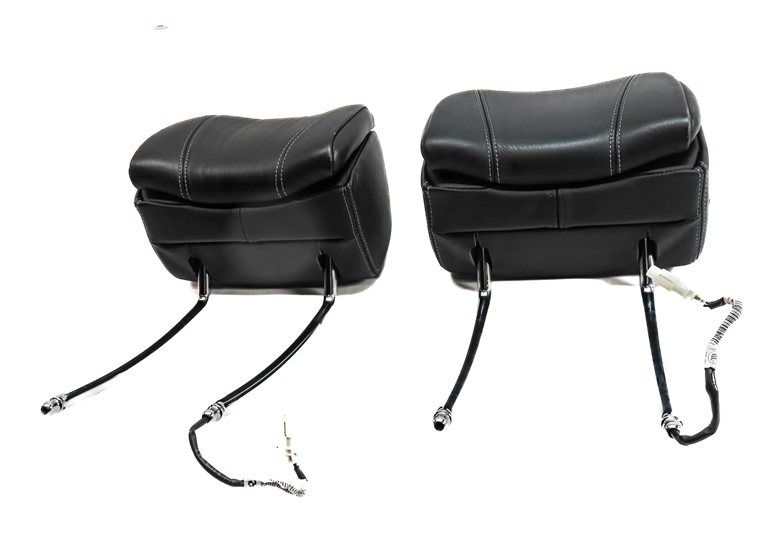 Thumbnail 2: 12-15 BMW M6 F12 F13 FRONT LEFT & RIGHT COMFORT SEAT HEADREST SET/2 (Black)