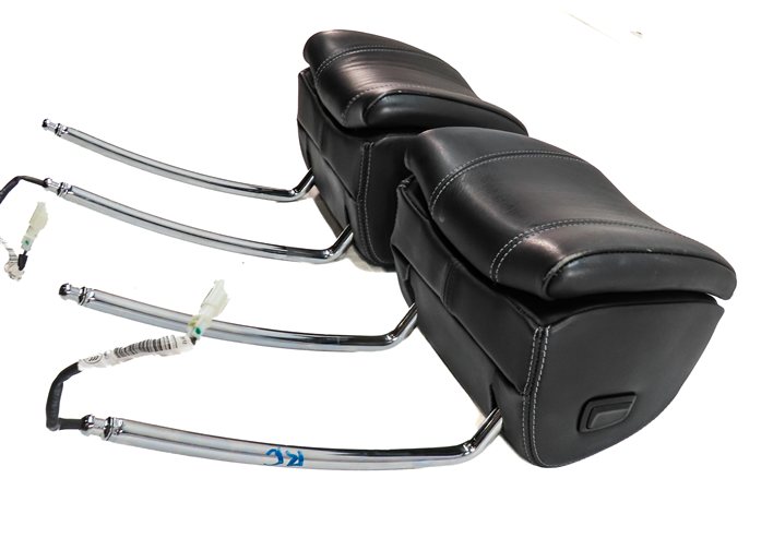 Thumbnail 3: 12-15 BMW M6 F12 F13 FRONT LEFT & RIGHT COMFORT SEAT HEADREST SET/2 (Black)