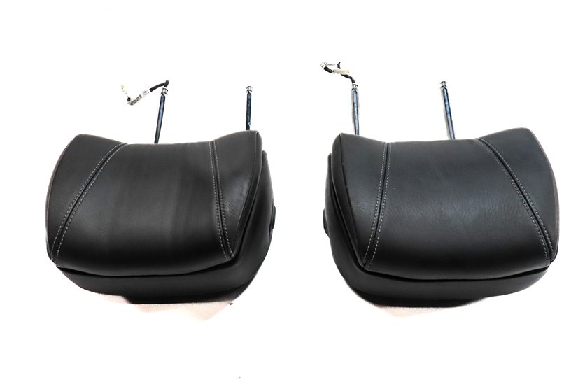 Thumbnail 5: 12-15 BMW M6 F12 F13 FRONT LEFT & RIGHT COMFORT SEAT HEADREST SET/2 (Black)