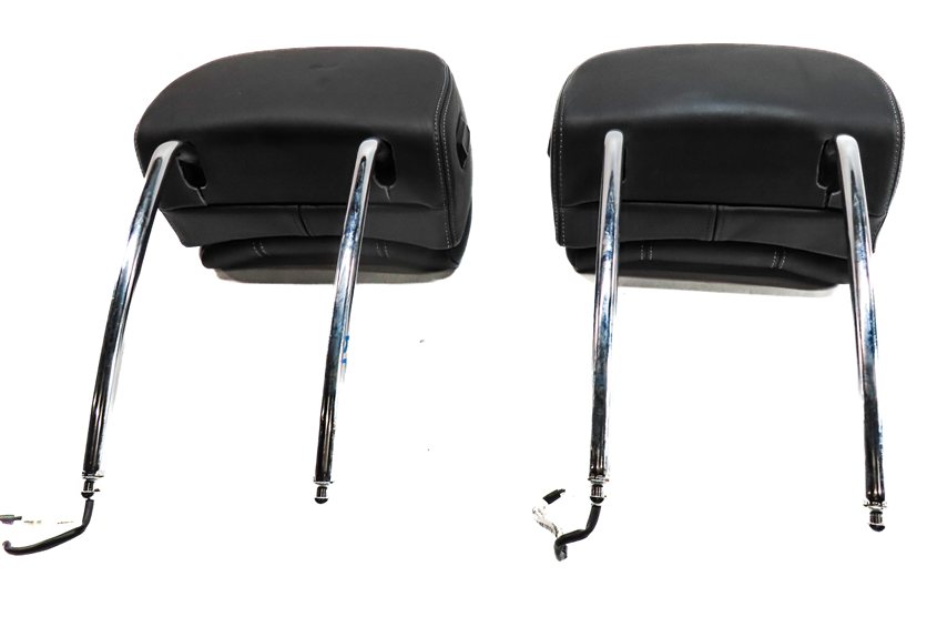 Thumbnail 7: 12-15 BMW M6 F12 F13 FRONT LEFT & RIGHT COMFORT SEAT HEADREST SET/2 (Black)