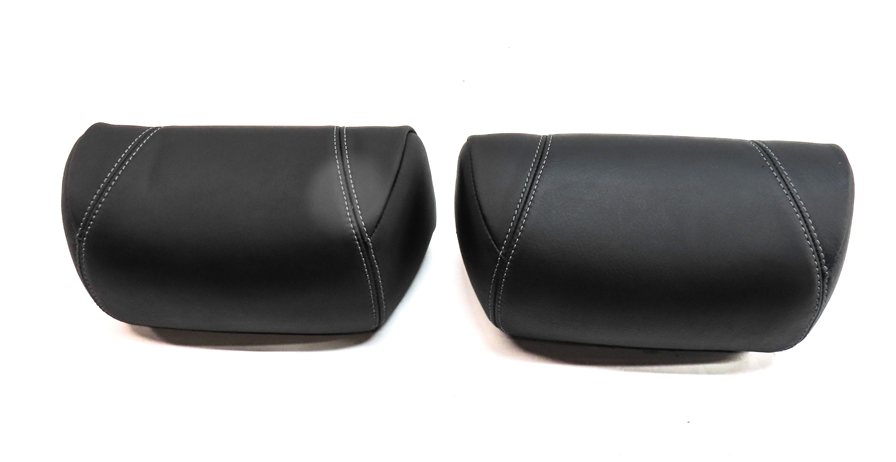 Thumbnail 5: 2012-2018 BMW M6 (F06 F12 F13) REAR LEFT & RIGHT SEAT HEADREST (BLACK LEATHER)