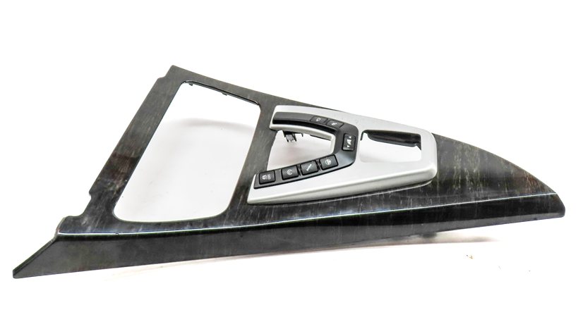 Thumbnail 3: 2013 BMW M6 (F13) CENTER CONSOLE GEAR SHIFT SHIFTER TRIM SURROUND BEZEL (Oak)