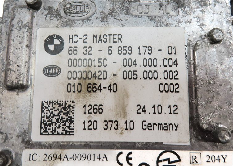 Thumbnail 5: 2013 BMW M6 (F13) REAR RIGHT DRIVER ASSIST BLIND SPOT RADAR SENSOR MODULE MASTER