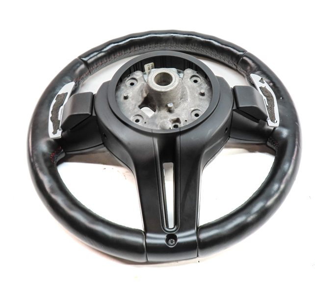 Thumbnail 4: 2012-2019 BMW M5 M6 ///M (F06 F10 F12 F13) 3-SPOKE HEATED SPORT STEERING WHEEL