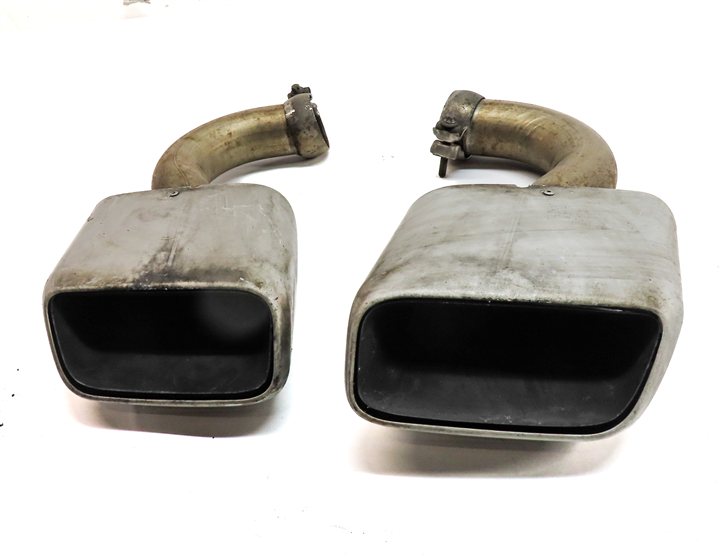 Thumbnail 2: 2011-2016 PORSCHE CAYENNE 3.0L HYBRID (958) LEFT & RIGHT EXHAUST TIP SET 2