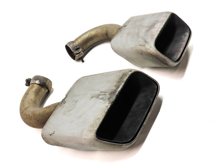 Thumbnail 3: 2011-2016 PORSCHE CAYENNE 3.0L HYBRID (958) LEFT & RIGHT EXHAUST TIP SET 2