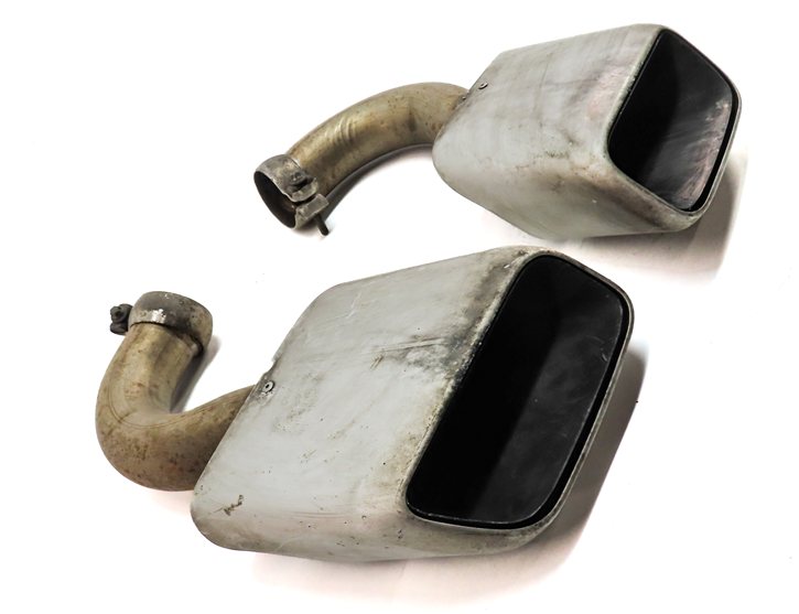 Thumbnail 5: 2011-2016 PORSCHE CAYENNE 3.0L HYBRID (958) LEFT & RIGHT EXHAUST TIP SET 2