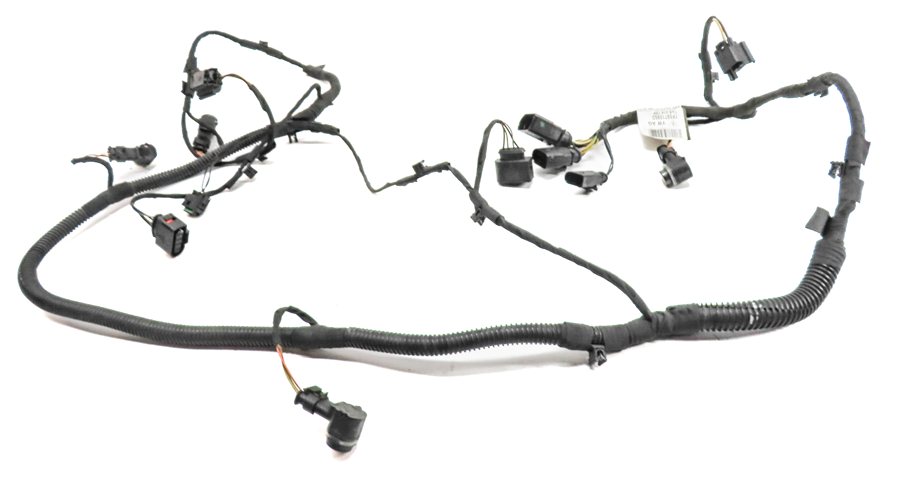 Thumbnail 3: 12 PORSCHE CAYENNE (958) FRONT PARK ASSIST PDC DISTANCE CONTROL WIRE SENSOR SET