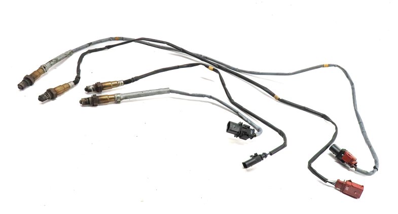 2012 PORSCHE CAYENNE (958) 3.0L (M06.EC) HYBRID ENGINE OXYGEN O2 SENSOR SET/4