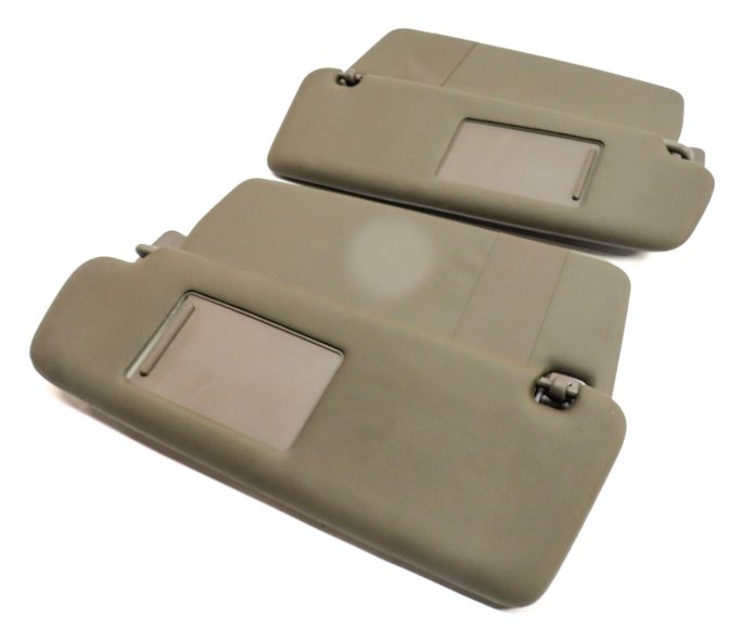 Thumbnail 2: 2011-2014 PORSCHE CAYENNE (958) FRONT LEFT & RIGHT SUNVISOR SHADE SET 2 (Brown)