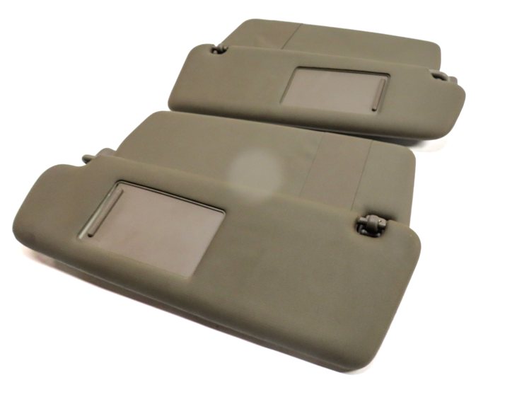 Thumbnail 3: 2011-2014 PORSCHE CAYENNE (958) FRONT LEFT & RIGHT SUNVISOR SHADE SET 2 (Brown)