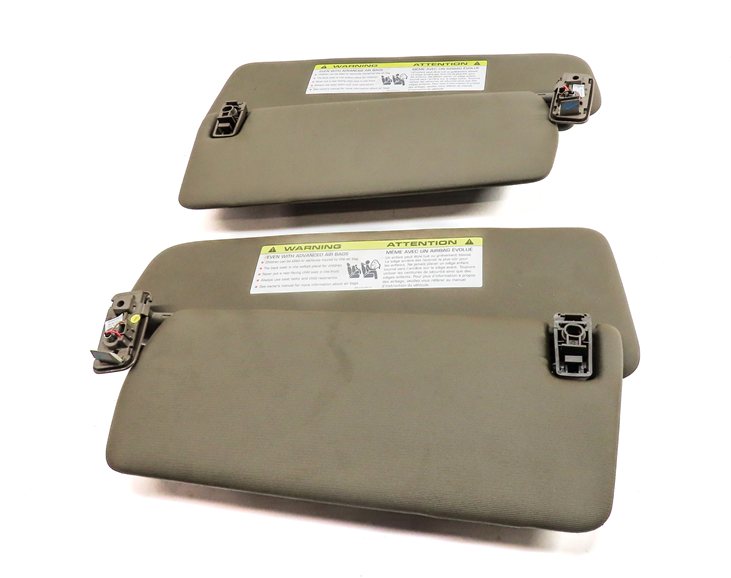 Thumbnail 7: 2011-2014 PORSCHE CAYENNE (958) FRONT LEFT & RIGHT SUNVISOR SHADE SET 2 (Brown)