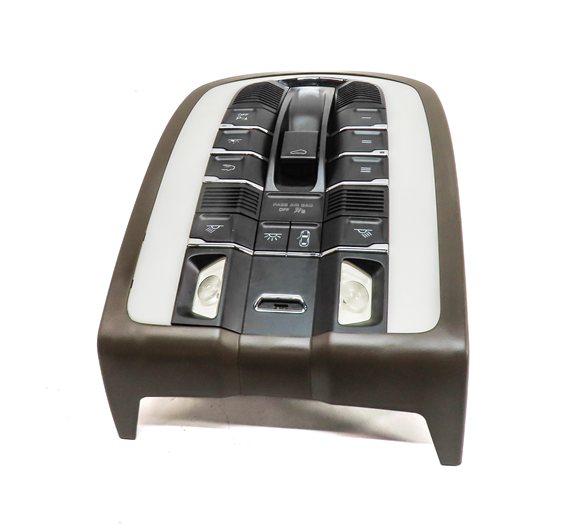 Thumbnail 2: 2012 PORSCHE CAYENNE (958) FRONT INTERIOR DOME MAP READING LIGHT LAMP (Black)