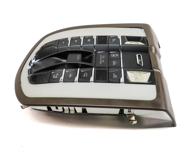 Thumbnail 3: 2012 PORSCHE CAYENNE (958) FRONT INTERIOR DOME MAP READING LIGHT LAMP (Black)
