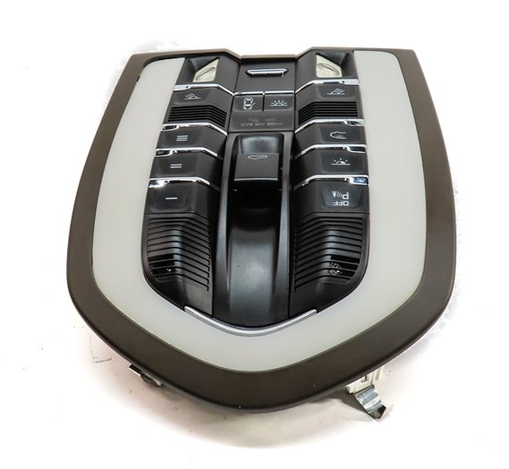 Thumbnail 4: 2012 PORSCHE CAYENNE (958) FRONT INTERIOR DOME MAP READING LIGHT LAMP (Black)