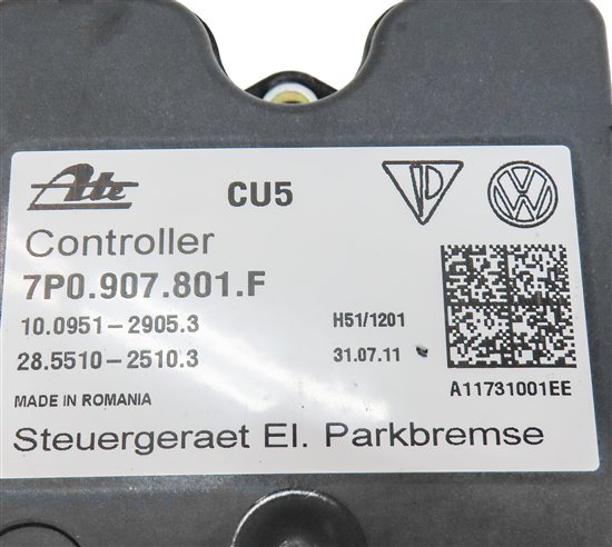 Thumbnail 5: 2012 PORSCHE CAYENNE (958) EMERGENCY PARK PARKING BRAKE CONTROL MODULE
