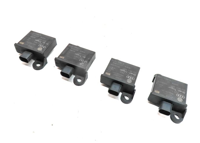 2012 PORSCHE CAYENNE (958) FRONT & REAR TPMS TIRE PRESSURE MONITOR MODULE SET/4