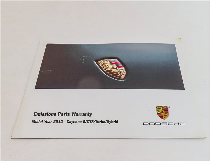 Thumbnail 10: 12 PORSCHE CAYENNE (958) 3.0L HYBRID (M06.EC) HYBRID ENGINE OWNERS MANUAL SET/10