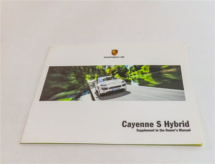 Thumbnail 8: 12 PORSCHE CAYENNE (958) 3.0L HYBRID (M06.EC) HYBRID ENGINE OWNERS MANUAL SET/10
