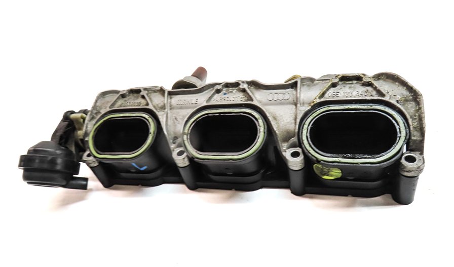 Thumbnail 2: 11-18 PORSCHE CAYENNE PANAMERA (958 970 G1) 3.0L - LEFT LOWER INTAKE MANIFOLD