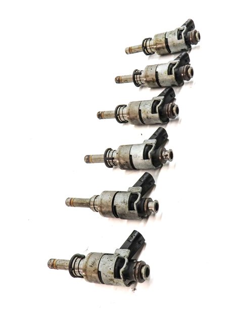 Thumbnail 4: 2011-2018 PORSCHE CAYENNE PANAMERA (958 970 G1) 3.0L ENGINE FUEL INJECTOR SET 6