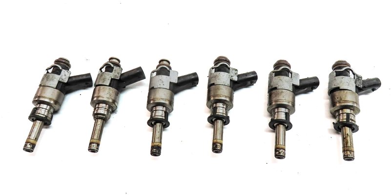 Thumbnail 5: 2011-2018 PORSCHE CAYENNE PANAMERA (958 970 G1) 3.0L ENGINE FUEL INJECTOR SET 6