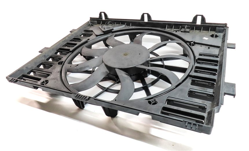 2011-2018 PORSCHE CAYENNE HYBRID (958) RADIATOR COOLING FAN w/ SHROUD