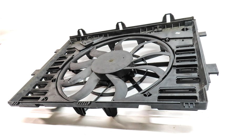 Thumbnail 2: 2011-2018 PORSCHE CAYENNE HYBRID (958) RADIATOR COOLING FAN w/ SHROUD
