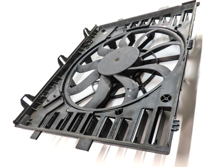 Thumbnail 4: 2011-2018 PORSCHE CAYENNE HYBRID (958) RADIATOR COOLING FAN w/ SHROUD