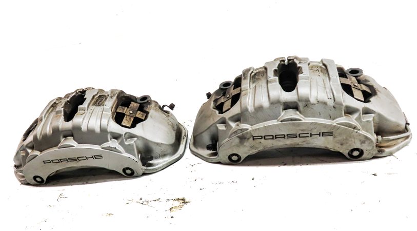 Thumbnail 2: 2011-2018 PORSCHE CAYENNE (958) FRONT & REAR DISC BRAKE CALIPER SET-4 (BREMBO)
