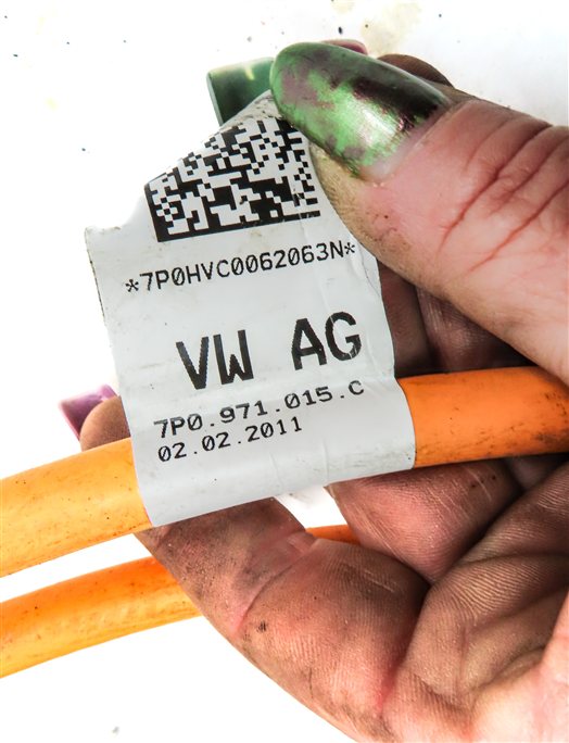 Thumbnail 7: 2012 PORSCHE CAYENNE (958) 3.0L (M06.EC) HYBRID ENGINE HIGH VOLTAGE WIRE HARNESS