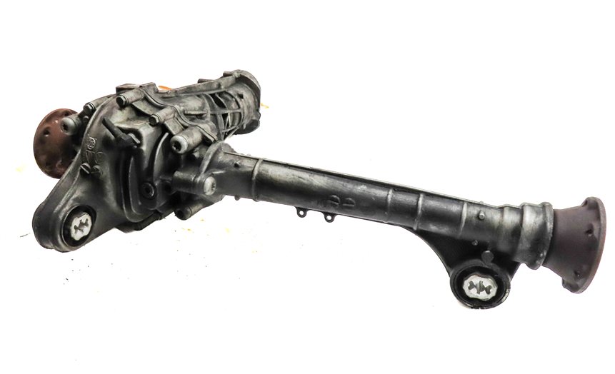 11-18 PORSCHE CAYENNE (958) 3.0L FRONT DIFFERENTIAL GEAR CARRIER w/ OUTPUT SHAFT