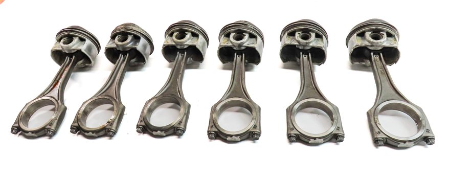 Thumbnail 6: 2011-2018 PORSCHE CAYENNE PANAMERA (958 970 G1) 3.0L ENGINE PISTON SET 6