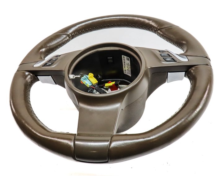 Thumbnail 2: 09-16 PORSCHE 911 BOXSTER CAYENNE CAYMAN PANAMERA HEATED STEERING WHEEL (Brown)