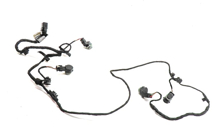 2015 AUDI S3 8V FRONT PARK ASSIST PDC DISTANCE CONTROL WIRE SENSOR SET/4 (Gray)